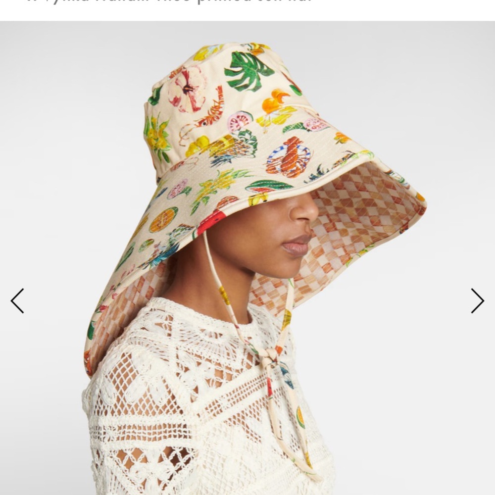 Alemais sun hat in green